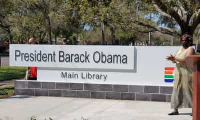 Main library officially renamed for Barack Obama