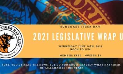 Tiger Bay webinar June 16 to feature Pinellas legislative delegation