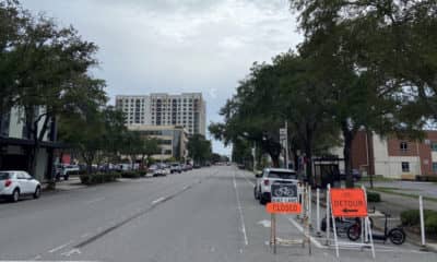 Bike lanes close during downtown SunRunner construction
