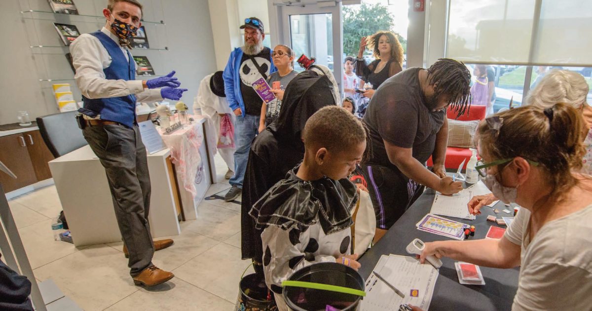 Thousands Seek Safety at Halloween Village TrickorTreat Trail in