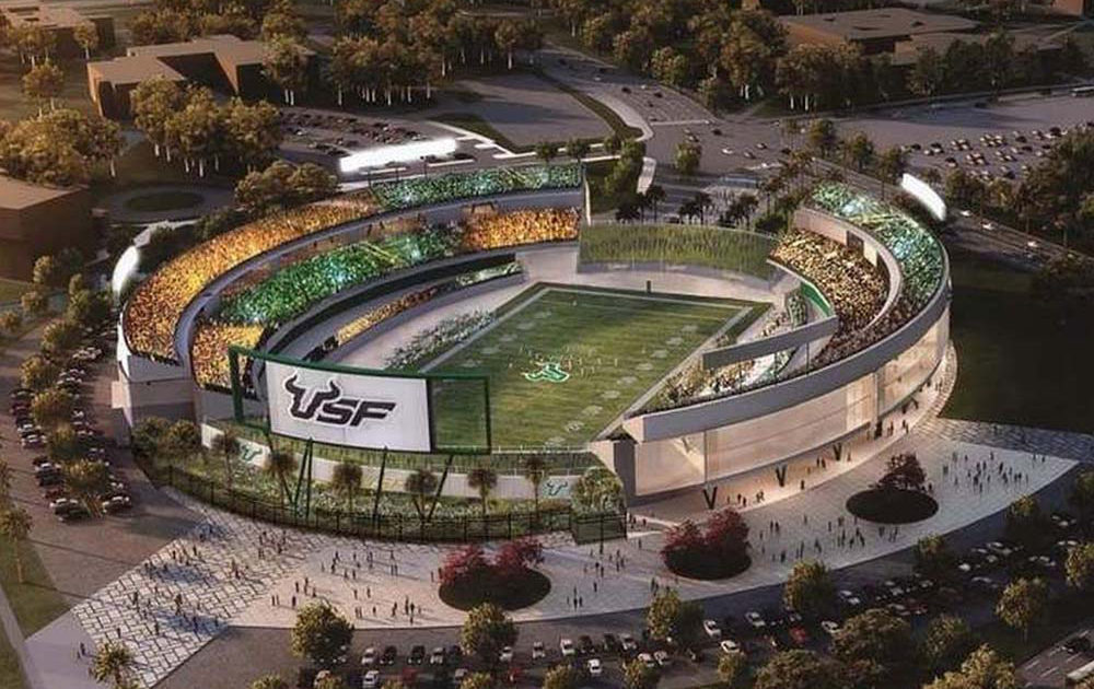 USF picks potential stadium site, announces $5 million donation • St ...