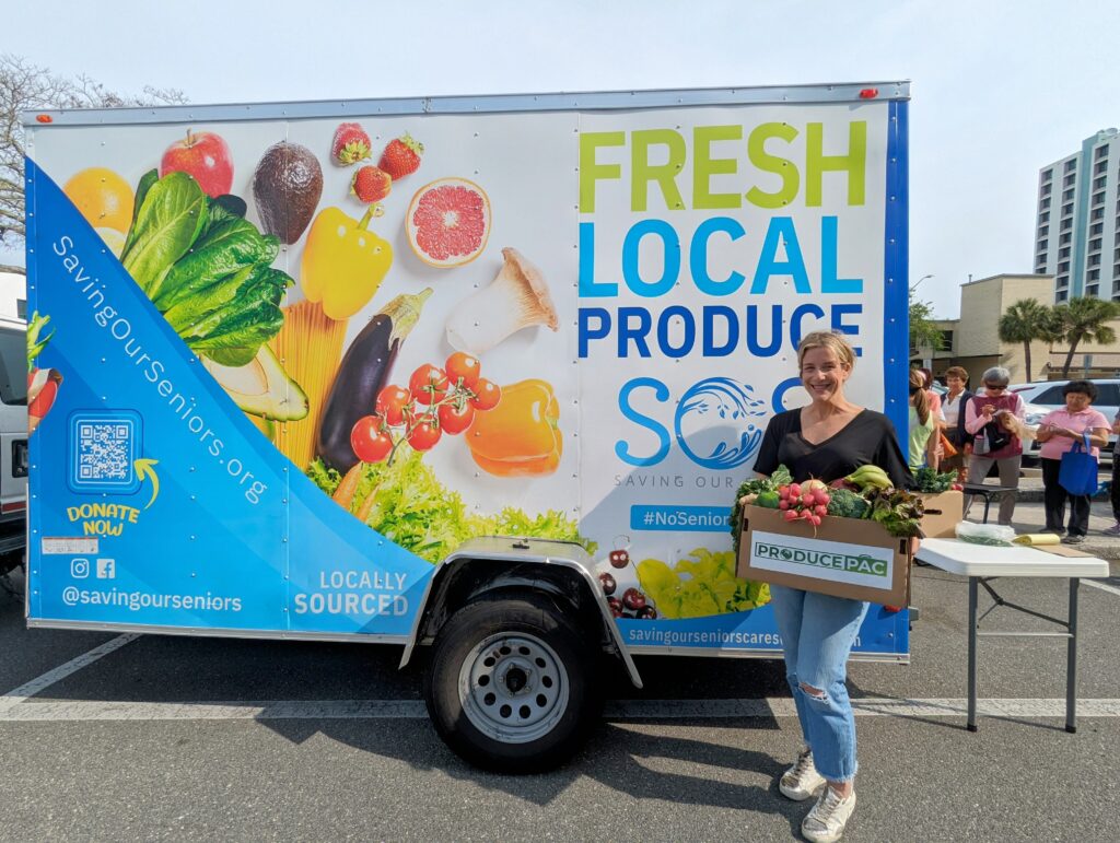 Buy fresh produce, help feed a local senior