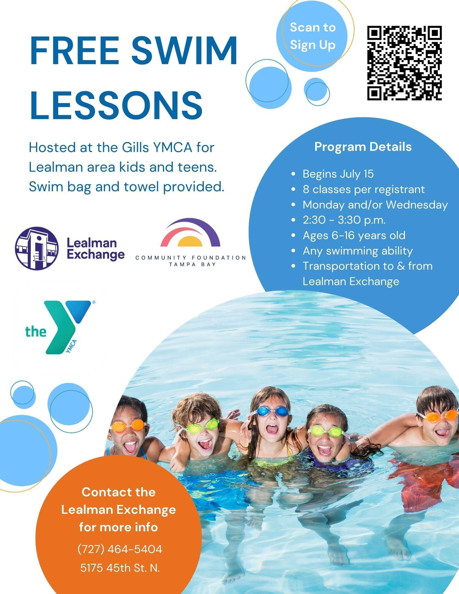 YMCA and St. Petersburg Foundation Partner to Offer Free Swim Lessons ...